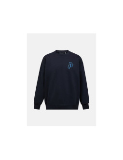Bluza męska peak performance m terry graphic crew kolor czarny