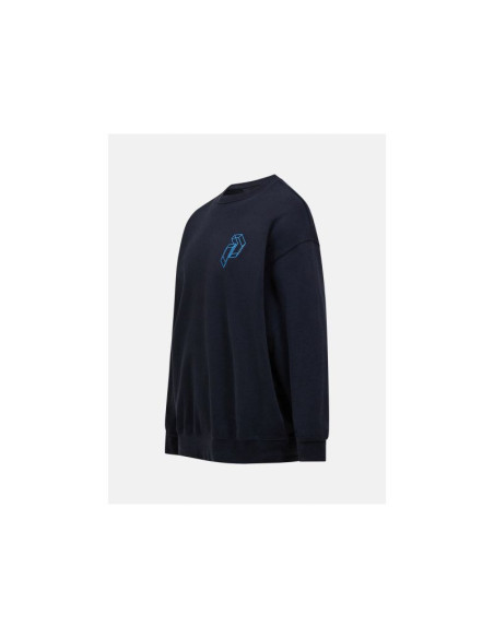 Bluza męska peak performance m terry graphic crew kolor czarny