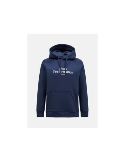Bluza męska peak performance m original hood kolor granatowy