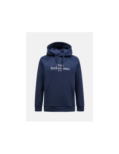 Bluza męska peak performance m original hood kolor granatowy