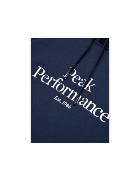 Bluza męska peak performance m original hood kolor granatowy