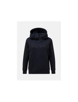 Bluza damska peak performance w original small logo hood kolor czarny
