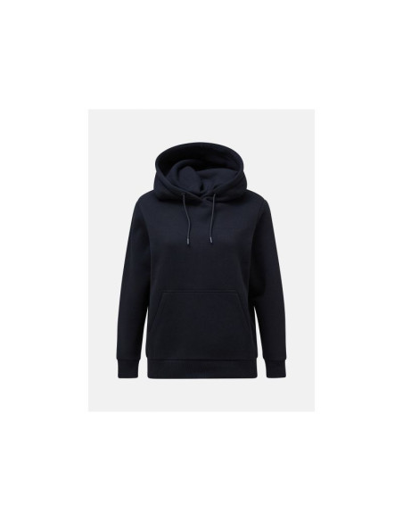 Bluza damska peak performance w original small logo hood kolor czarny
