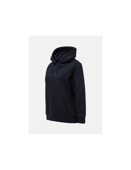 Bluza damska peak performance w original small logo hood kolor czarny
