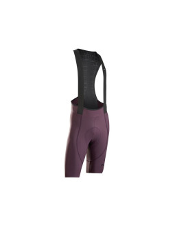 Spodenki rowerowe northwave fast bibshort bordowe