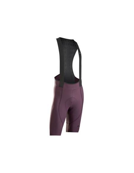 Spodenki rowerowe northwave fast bibshort bordowe