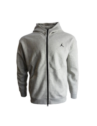 Męska bluza z kapturem air jordan sport hoop fleece dri-fit szara - fv8602-050