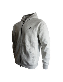 Męska bluza z kapturem air jordan sport hoop fleece dri-fit szara - fv8602-050 2