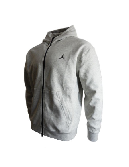 Męska bluza z kapturem air jordan sport hoop fleece dri-fit szara - fv8602-050