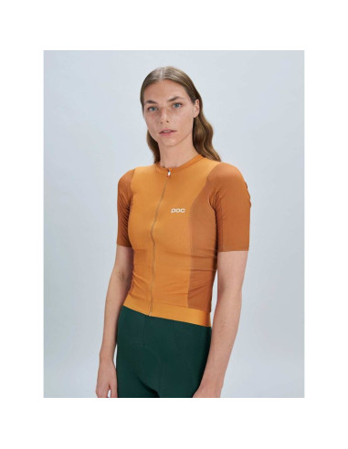Koszulka rowerowa poc w´s cadence jersey brązowy