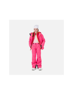 Spodnie rossignol girl ski pant różowy 2