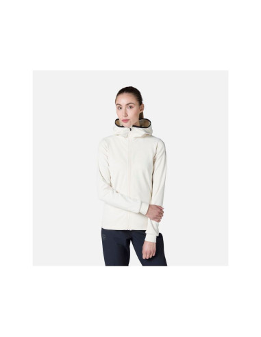 Bluza damska rossignol w mid layer thin fz biała