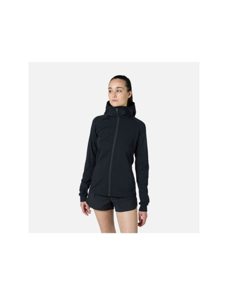Bluza damska rossignol w mid layer thin fz czarna