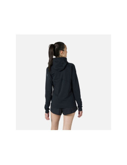 Bluza damska rossignol w mid layer thin fz czarna 2