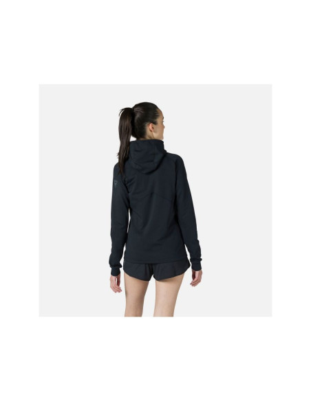 Bluza damska rossignol w mid layer thin fz czarna