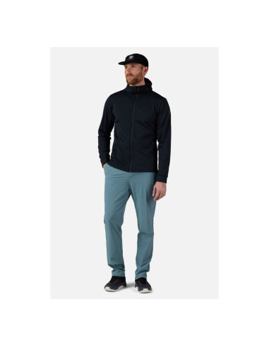 Bluza męska rossignol mid layer thin fz czarna
