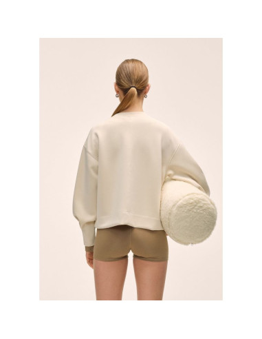 Bluza damska casall peachy crew neck kolor biały