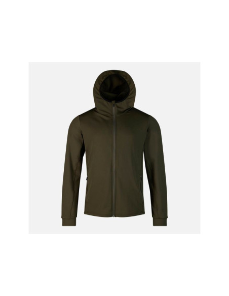 Bluza męska rossignol mid layer stretch hoodie zielona