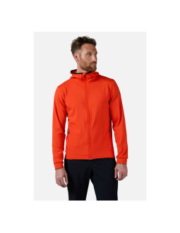 Bluza męska rossignol mid layer thin fz pomarańczowa