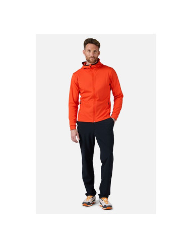 Bluza męska rossignol mid layer thin fz pomarańczowa