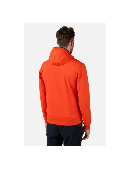 Bluza męska rossignol mid layer thin fz pomarańczowa