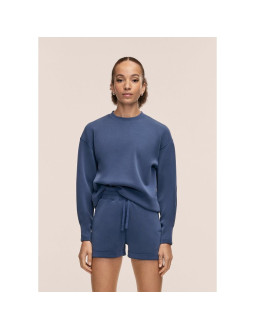 Bluza damska casall peachy crew neck kolor granatowy