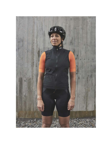 Kamizelka rowerowa poc w's enthral gilet - czarny