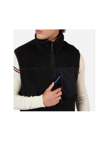 Kamizelka męska rossignol all track sherpa vest czarna