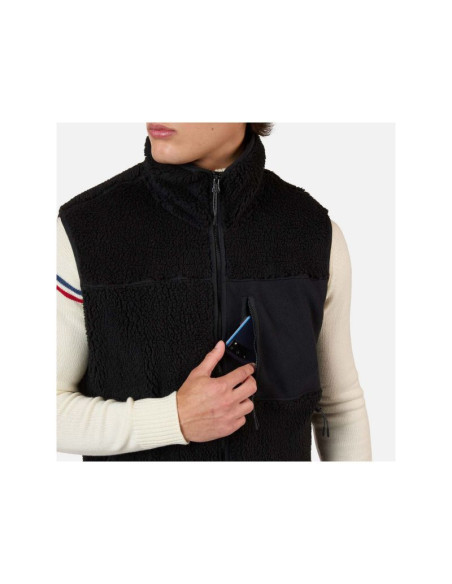 Kamizelka męska rossignol all track sherpa vest czarna