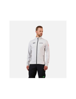 Bluza męska męska rossignol hero mid layer stretch jkt szara
