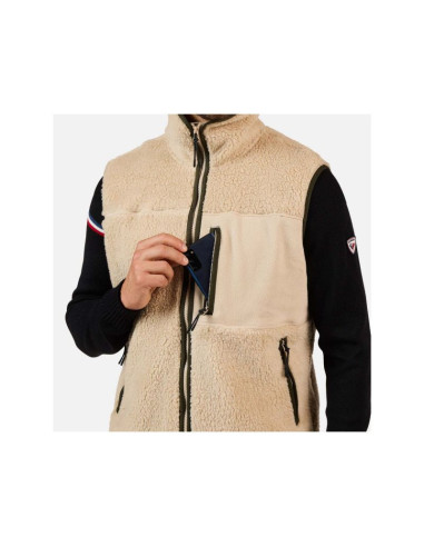 Kamizelka męska rossignol all track sherpa vest szara