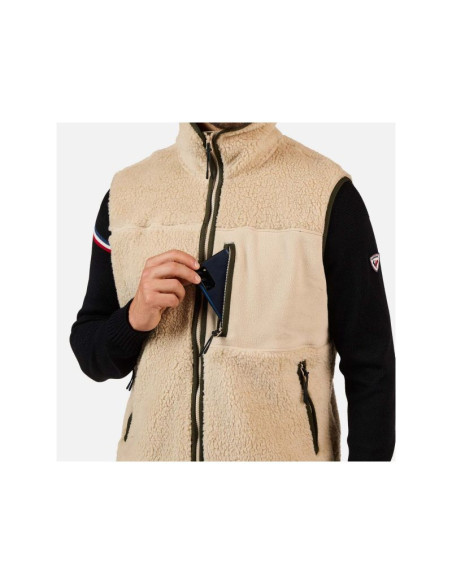 Kamizelka męska rossignol all track sherpa vest szara