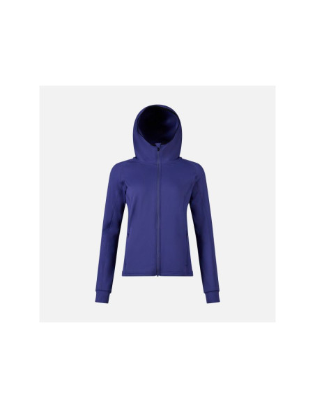 Bluza damska rossignol w mid layer thin fz niebieska