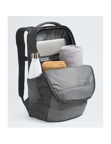 The north face vault plecak city backpack zielony, szary poliester