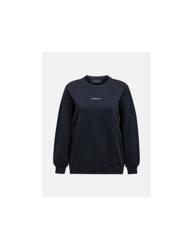 Bluza peak performance w original terry crew czarny