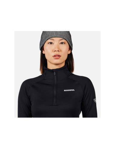 Bluza damska rossignol w blackside mix hz fleece czarna