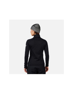Bluza damska rossignol w blackside mix hz fleece czarna 2