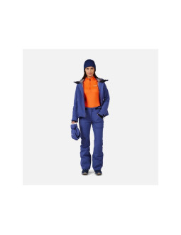 Bluza damska rossignol w blackside mix hz fleece pomarańczowa 2
