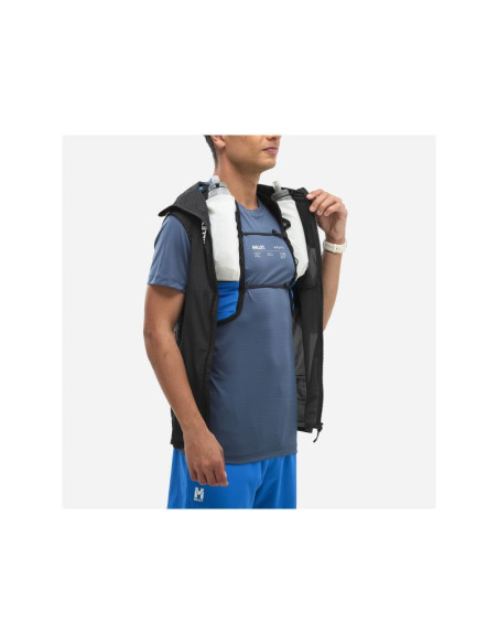 Kamizelka męska millet intense windbreaker vest m czarna