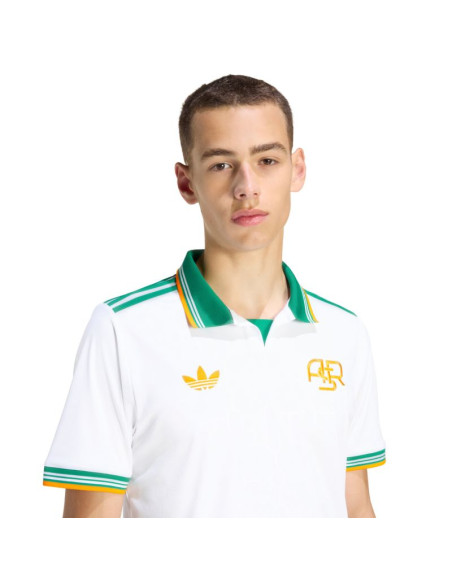 Koszulka męska adidas as roma 25/26 third jersey biała jj4185