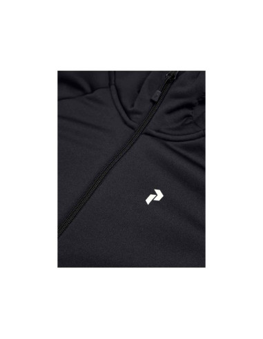 Bluza juniorska peak performance jr rider essentials zip hood kolor czarny