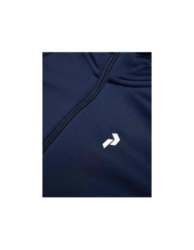 Bluza juniorska peak performance jr rider essentials zip hood kolor granatowy
