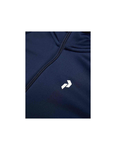 Bluza juniorska peak performance jr rider essentials zip hood kolor granatowy