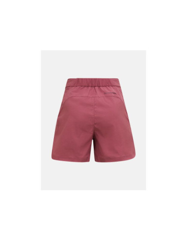 Szorty damskie peak performance w iconiq tech shorts kolor czerwony
