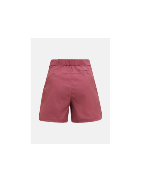 Szorty damskie peak performance w iconiq tech shorts kolor czerwony