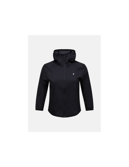Kurtka damska peak performance w discover wind jacket kolor czarny