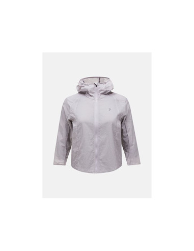 Kurtka damska peak performance w discover wind jacket kolor szary