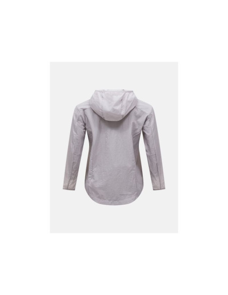 Kurtka damska peak performance w discover wind jacket kolor szary