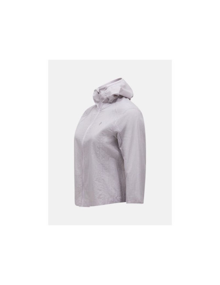 Kurtka damska peak performance w discover wind jacket kolor szary