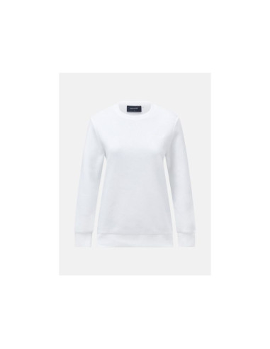 Bluza damska peak performance w original small logo crew kolor biały